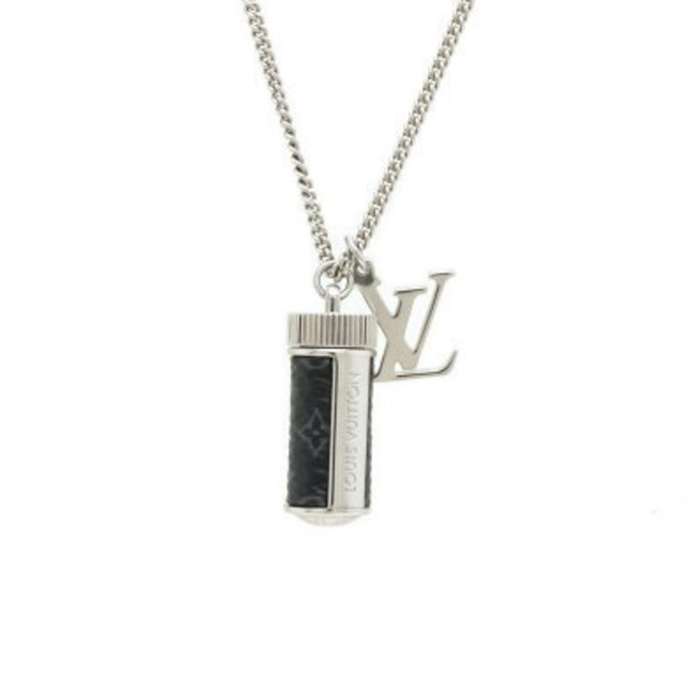 Louis Vuitton Monogram Eclipse Pendant - Silver - image 1